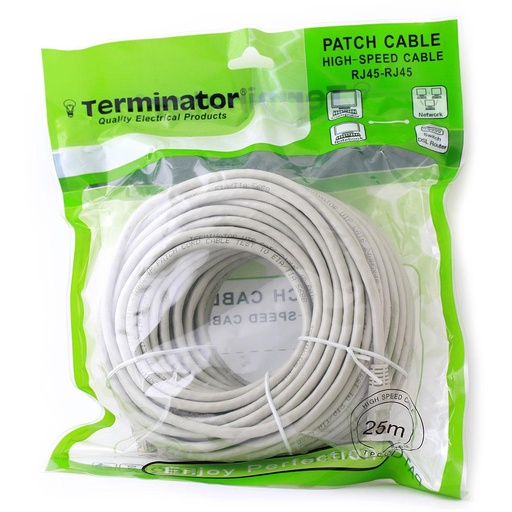 [TPCC6-25M] Terminator High speed Patch Cable CAT6 25M - TPCC-25M