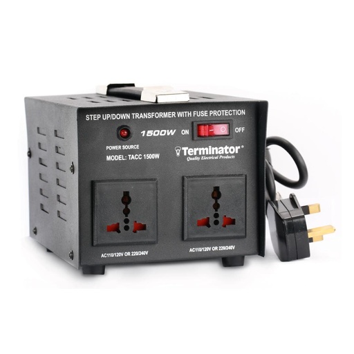 [TACC 1500W] Terminator AC to AC Dual Voltage converter - TACC 1500W
