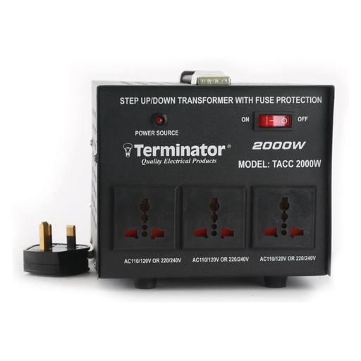 [TACC 2000W] Terminator AC to AC Dual Voltage converter - TACC 2000W