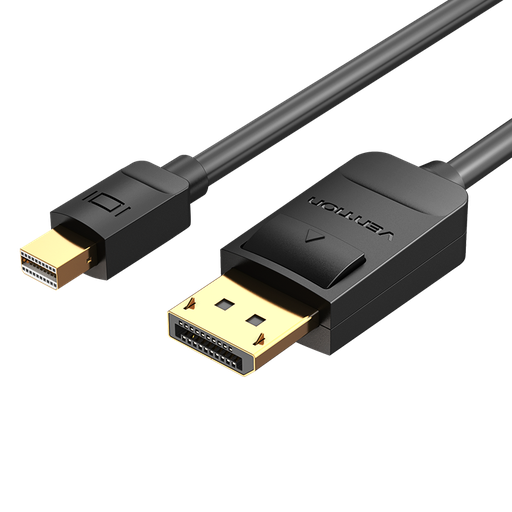 [HAABG] VENTION Mini DP to DP Cable 1.5M Black Model # HAABG