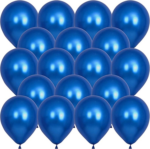 [DFS-620-038] 50PC-12" METALLIC BALLOON-BLUE #DFS-620-