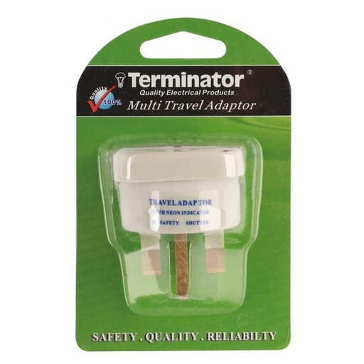 [TL 11] Multi Traveler Adapter UK or UAE 3 Pin Plug TL-11