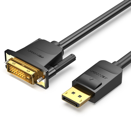[HAFBF] VENTION DP to DVI Cable 1M Black Model # HAFBF