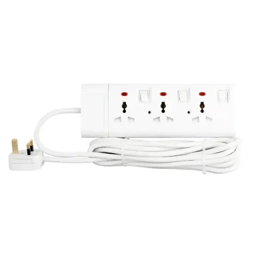 [TPB 723-3M] Terminator 3 way 3 meter universal power extension socket -TPB 723-3M