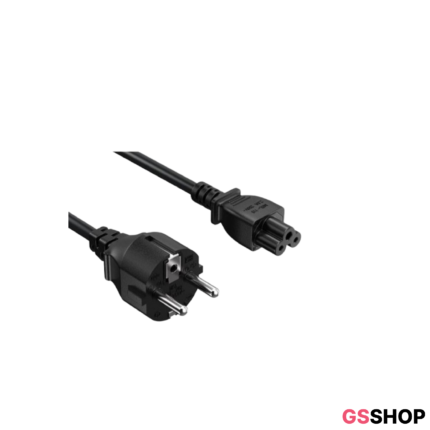 [ZCKBAC] 3-Prong Power Cord 1.8M C5 Connector EU Plug