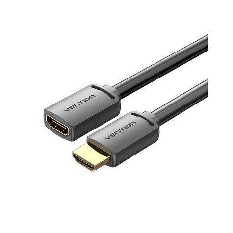 [AHCBG] VENTION 4K HDMI Extension Cable HD PVC Type 1.5M Black Model # AHCBG