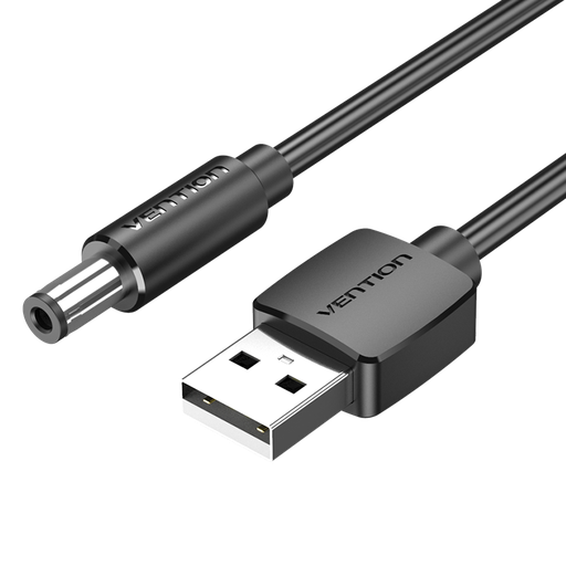 [CEYBD] VENTION USB to 5.5mm Barrel Jack 5V DC Power Cable White 0.5m Model # CEYBD