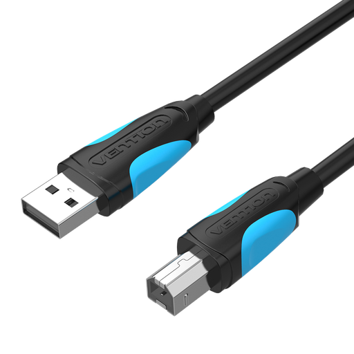 [VAS-A16-B150] VENTION USB2.0 A Male to B Male Print Cable 1.5M Black Model # VAS-A16-B150