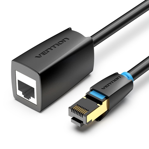 [IKHBD] VENTION Cat.8 SSTP Extension Patch Cable 0.5M Black Model # IKHBD