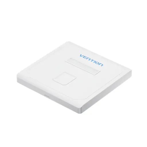 [IFDW0] VENTION 1 Port keystone Jack Wall Plate White 86 Type Model # IFDW0