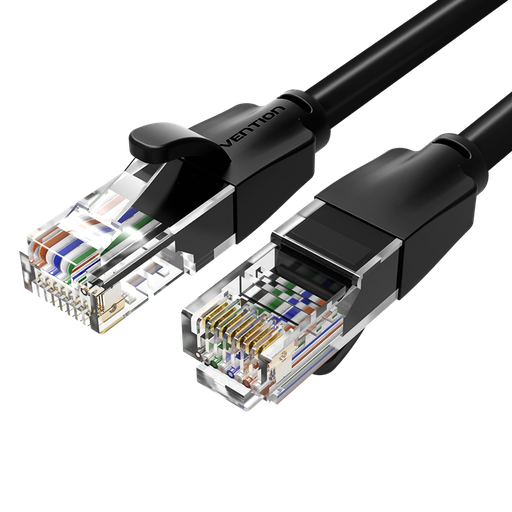 [IBEBD-10] VENTION Cat.6 UTP Patch Cable 0.5M Black X10 Model # IBEBD-10