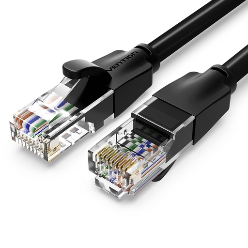 [IBEBT] VENTION Cat.6 UTP Patch Cable 30M Black Model # IBEBT