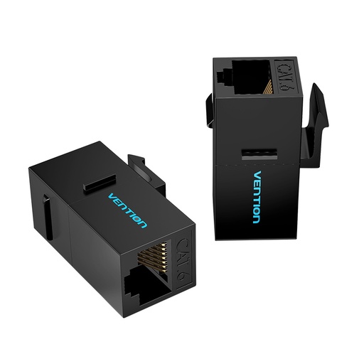 [IPGB0-5] VENTION Cat.6 UTP Keystone Jack Coupler 5 Pack Black Model # IPGB0-5