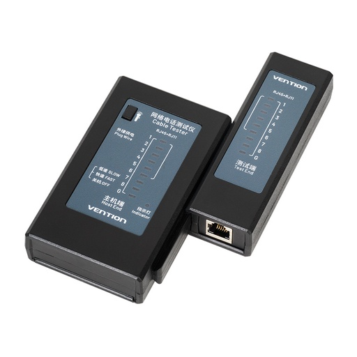 [KEFB0] VENTION Manual Network Cable Tester Black Model # KEFB0