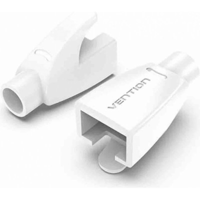 [IODW0-100] VENTION RJ45 Strain Relief Boots White PVC Type 100 Pack Model # IODW0-100