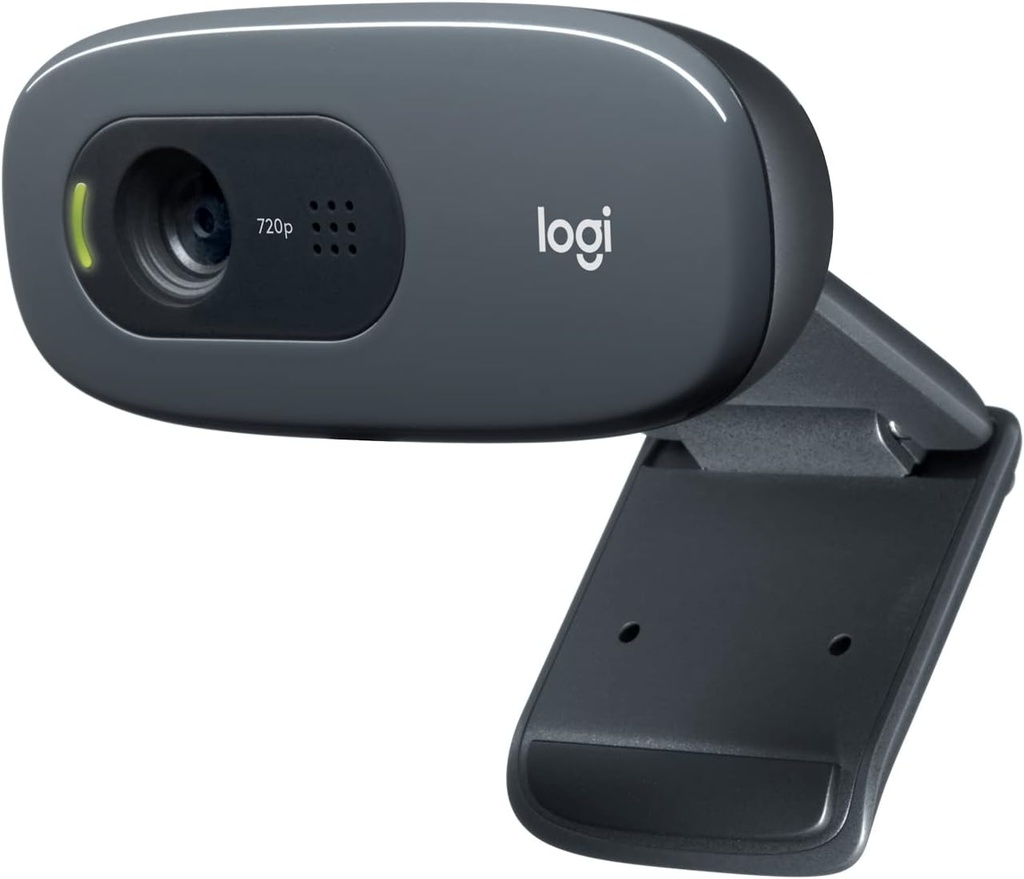 [960-001063] Logitech C270 HD Webcam, 720p Widescreen Video Calling & Recording