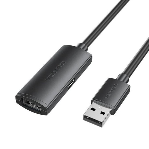 [CBKBL] VENTION USB 2.0 Type-A Male to Type-A Female Active Extension Cable 10M Black Model# CBKBL