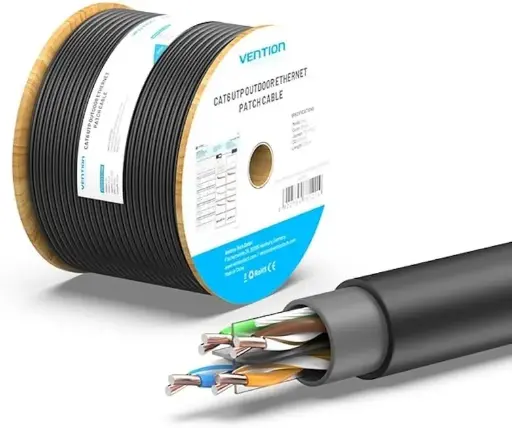 [IHLB305] VENTION Cat6 UTP Outdoor Ethernet Patch Cable 305M Black Model# IHLB305