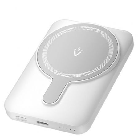 [FHSW0] VENTION 5000mAh Magnetic Wireless Power Bank (USB-C + USB-C + Wireless) 20W White Light Indicator Display Type Model# FHSW0