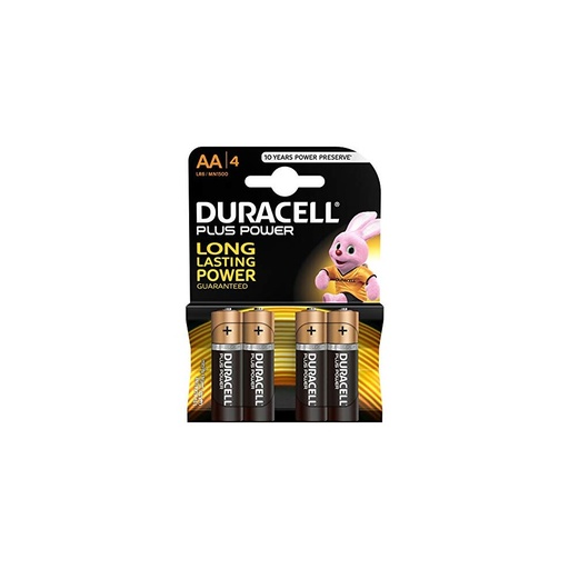[DCRB AA4] Duracell Rechargeable Battery AA 2500mAh 4 Pcs Blister Pack 