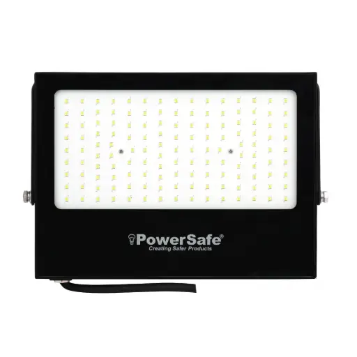 [PSLED FL100 DL] PowerSafe LED Floodlight 100W Daylight, 1000 Lumen, 6500K, 85% Energy Saving, 25,000 Hours Lifespan, with Surge Protection, ESMA Approved