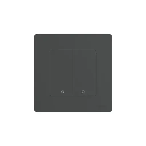 [MOES-003] MOES switch Push Ring Zigbee 2 gang Grey