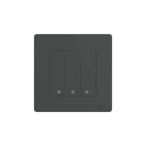 [MOES-004] MOES switch Push Ring Zigbee 3 gang Grey