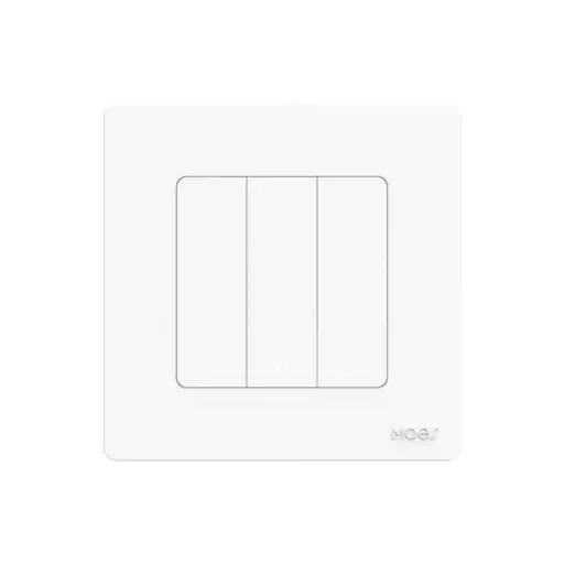 [MOES-006] MOES DImmers Push Ring Zigbee 3 gang white