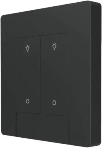 [MOES-007] MOES DImmers Push Ring Zigbee 2 gang Grey