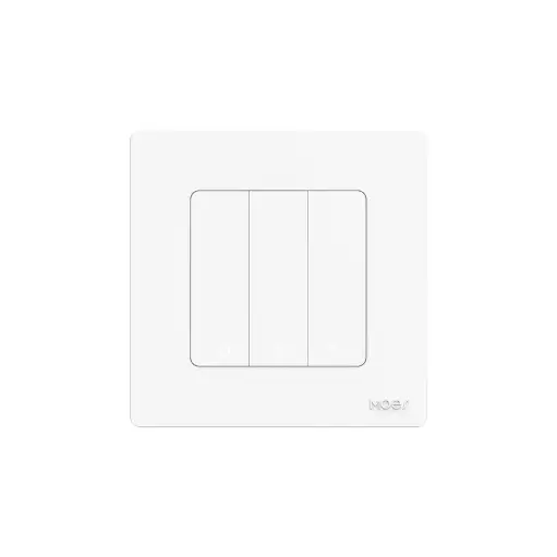[MOES-011] MOES Scene Switch Push Ring Zigbee 3 gang white