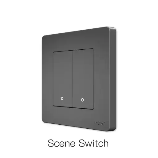 [MOES-014] MOES Scene Switch Push Ring Zigbee 2 gang Grey