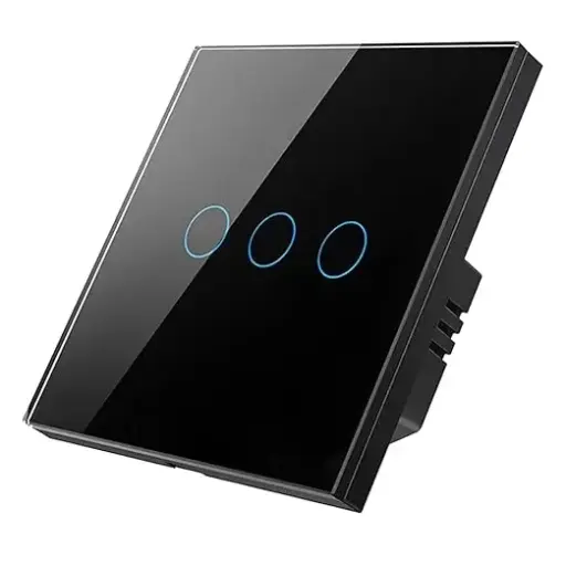 [MOES-056] Tuya Switch Touch Wifi 3 gang Black