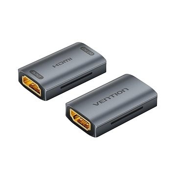 [AIWH0] VENTION HDMI Female to Female Repeater Gray Aluminum Alloy Type AIWH0