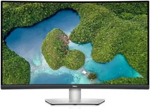 [S3221QSA] Dell S3221QSA 31.5" Curved VA 4K UHD Monitor, 1800R Curvature, 60Hz Frame Rate, 4ms Response Time, AMD Free-Sync, Anti-Glare, 2x HDMI 2.0, DP 1.2 Input, White | S3221QSA 