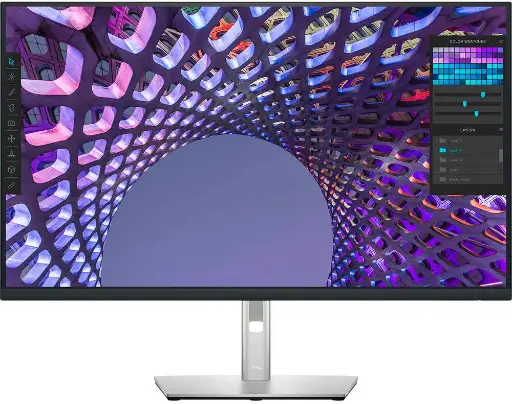 [P3223QE] Dell P3223QE 32″ USB-C Hub Monitor – 4K UHD (3840×2160), IPS, 350 nits, USB-C with 90 W Power Delivery, RJ-45 Ethernet, Adjustable Ergonomic Stand, Anti-Glare Coating, 99% sRGB