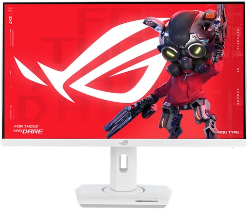 [XG27UCG-W] ASUS ROG Strix XG27UCG-W 27" 4K UHD White Gaming Monitor, 160Hz, OLED, 0.03ms, G-Sync Compatible, 99% DCI-P3, HDR10, USB-C 90W, Ergonomic Stand. XG27UCG-W