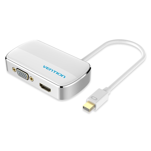 [HBBWB] VENTION MINI DP to HDMI/VGA Converter 0.15M White Model # HBBWB