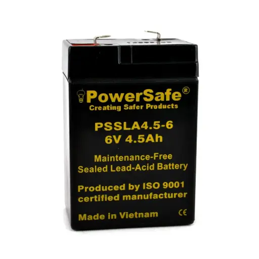 [PSSLA 4.5-6] PowerSafe SLA Battery 6V-4.5Ah (Vietnam)