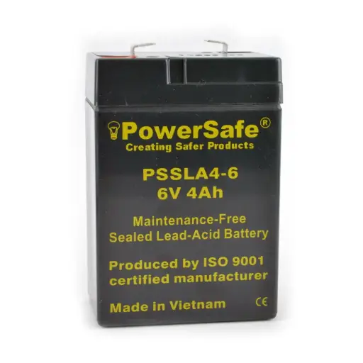 [PSSLA 4-6V] PowerSafe SLA Battery 6V-4Ah (Vietnam)