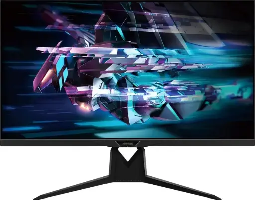 [FI32U] GIGABYTE AORUS FI32U-EK 32" 4K SS IPS Gaming Monitor – UHD 3840×2160, 144Hz, 1 ms GTG, HDMI 2.1 ×2, DP 1.4, USB-C KVM, FreeSync Premium Pro, 10-bit Color, DisplayHDR 400, ESS SABRE HiFi Audio