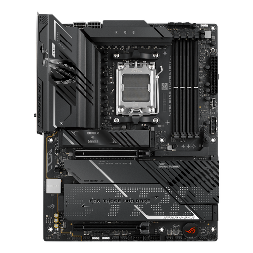 [90MB1M90-M0EAY0] ASUS ROG STRIX X870E-H Gaming WiFi 7 ATX Motherboard, AMD X870E Chipset, 4x DDR5 DIMM Slots up to 256GB, PCIe 5.0 x16 Expansion, 4x M.2 Storage Slots, Gaming, Advanced 90MB1M90-M0EAY0