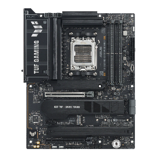 [90MB1M70-M0EAY0] ASUS TUF X870E-PLUS WiFi 7 ATX AM5 Motherboard, AMD X870E Chipset, 4x DDR5 DIMM Slots up to 256GB, PCIe 5.0 x16 SafeSlot, 4x M.2 Storage Slots, Wi-Fi 7 and Bluetooth 5.4, Gaming 90MB1M70-M0EAY0
