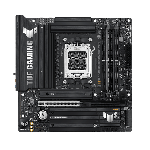 [90MB1IY0-M0EAY0] ASUS TUF B850M-PLUS WiFi AM5 Micro-ATX Motherboard, AMD B850 Chipset, 4x DDR5 DIMM Slots up to 192GB, PCIe 5.0 x16 SafeSlot, 3x M.2 Storage Slots, Wi-Fi and Bluetooth Connectivity, 90MB1IY0-M0EAY0