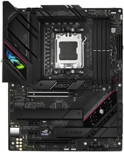 [90MB1BQ0-M0EAY0] ASUS ROG STRIX B650E-F WiFi ATX Motherboard, AM5 Socket, AMD B650E Chipset, Intel 2.5Gb Ethernet, 4x DDR5 DIMM up to 128GB, PCIe 5.0 x16, 3x M.2 Slots, USB 3.2, HDMI and DisplayPort 90MB1BQ0-M0EAY0
