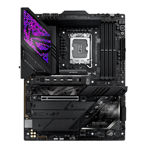 [90MB1IM0-M0EAY0] ASUS ROG Strix Z890-E WiFi LGA1851 ATX Motherboard, Intel Z890 Chipset, 4x DDR5 DIMM up to 192GB, PCIe 5.0 x16 Expansion, 7x M.2 Slots, Wi-Fi 7 and Bluetooth 5.4 Connectivity, Black 90MB1IM0-M0EAY0