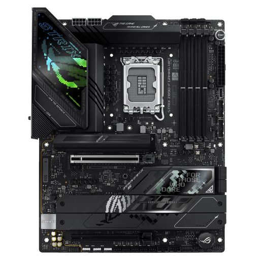 [90MB1I40-M0EAY0] ASUS ROG Strix Z890-F WiFi LGA1851 ATX Motherboard, Intel Z890 Chipset, 4x DDR5 DIMM up to 192GB, PCIe 5.0 x16 Expansion, 5x M.2 Slots, Wi-Fi 7 and Bluetooth 5.4 Connectivity, High-End 90MB1I40-M0EAY0