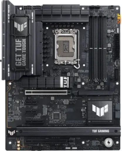 [90MB1IQ0-M0EAY0] ASUS TUF Z890-PLUS WiFi LGA1851 ATX Motherboard, Intel Z890 Chipset, 4x DDR5 DIMM up to 192GB, PCIe 5.0 x16 Expansion, 4x M.2 Slots, Wi-Fi 7 and Bluetooth 5.4 Connectivity, Black 90MB1IQ0-M0EAY0