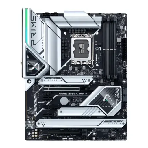 [90MB1CS0-M1EAY0] ASUS PRIME Z790-A WiFi Intel LGA1700 ATX Motherboard, 16+1 DrMOS Power Stages, DDR5 Support, PCIe 5.0 x16 Expansion, 4x M.2 Storage, Wi-Fi 6E, HDMI, DisplayPort, USB 3.2 Gen2x2 Type-C 90MB1CS0-M1EAY0