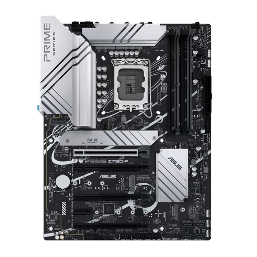 [90MB1CK0-M1EAY0] ASUS PRIME Z790-P ATX Motherboard, Intel LGA1700 Socket with Z790 Chipset, DDR5 Memory up to 128GB, PCIe 5.0 x16 Expansion, 3x M.2 Slots, Aura Sync RGB, 4x SATA 6Gb/s Ports 90MB1CK0-M1EAY0