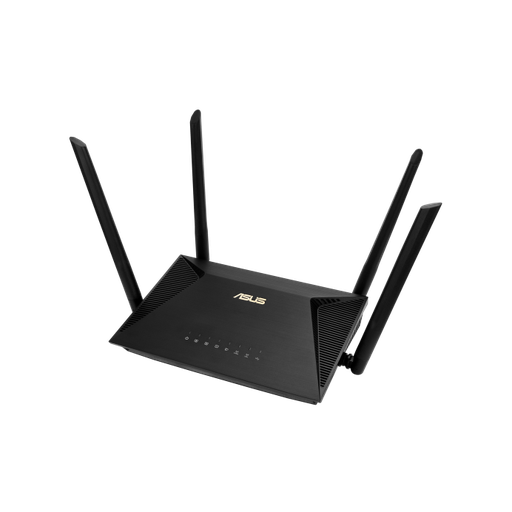 [90IG06P0-MO3500] ASUS RT-AX53U AX1800 WiFi 6 Router with Speeds up to 1800Mbps, 4 Gigabit Ports, MU-MIMO, OFDMA, and AiProtection Classic Security, Model 90IG06P0-MO3500